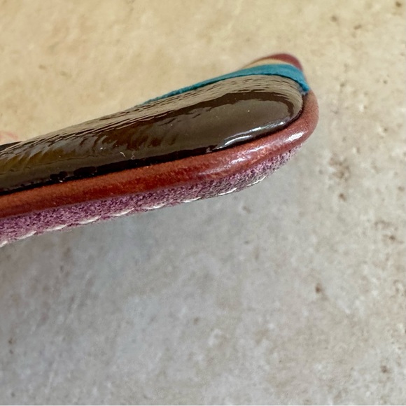 Coach Y2K Holiday Patchwork Wristlet Limited Edition 2007 EUC - Picture 9 of 14